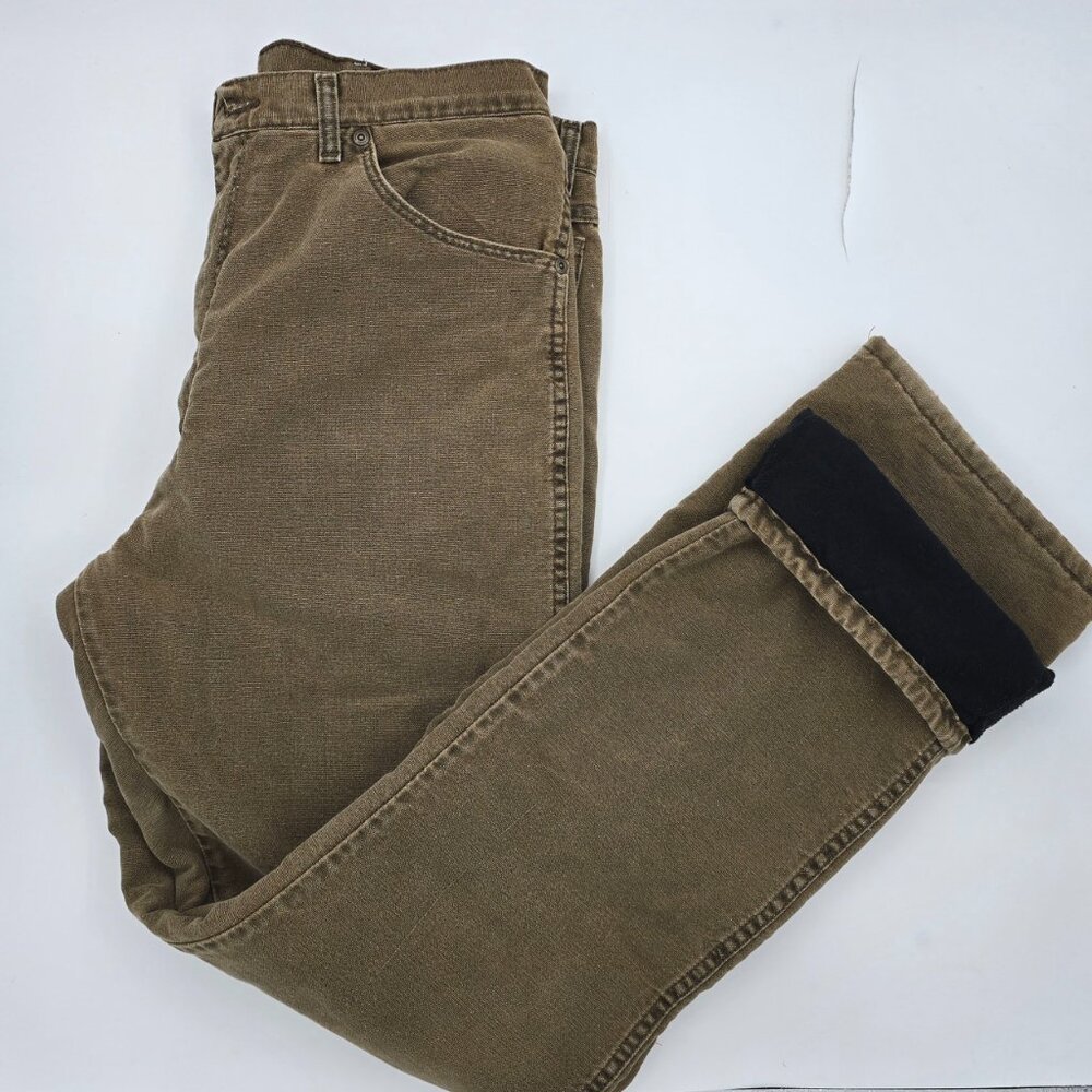 Wrangler Rugged wear Men's fleece lined Jeans Pant 36 x 36